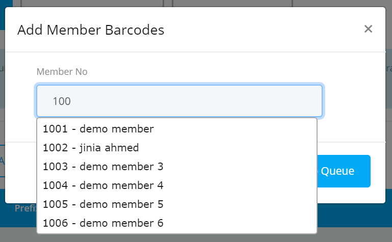 Barcode Labels add member