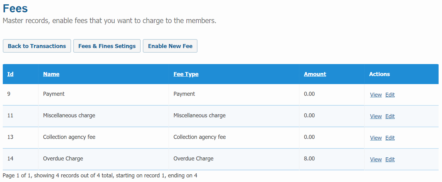 Fees & Payments fees module2